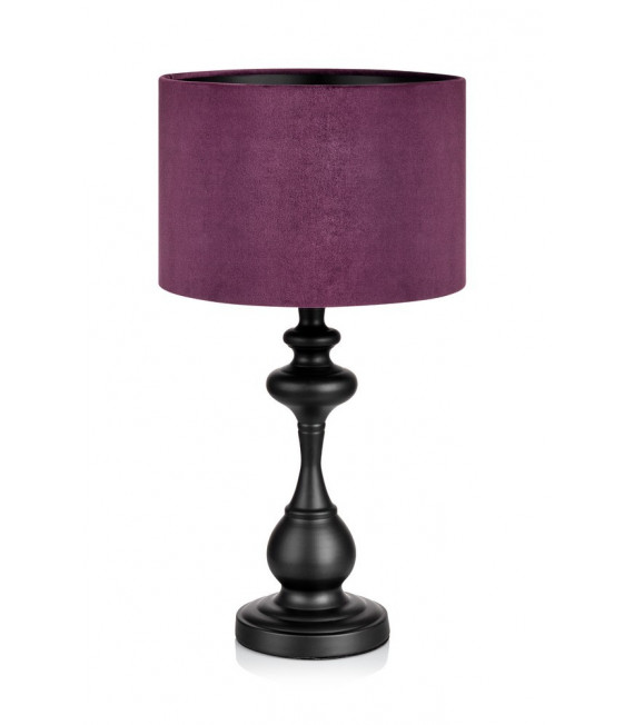 Lampada da tavolo Connor Metallo Nero 1 lampadina 45cm