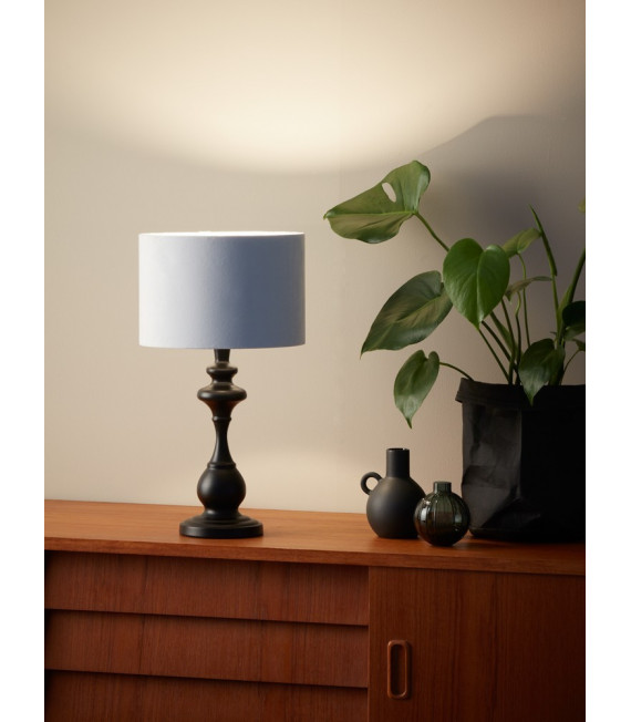 Tischlampe Connor Metall Schwarz 1 Glühbirne 45cm