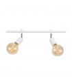 Spot Expand Métal blanc 2 ampoules 15,5cm