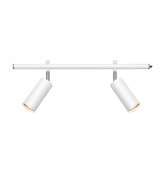 Foco Expand Metal Blanco 2 bombillas 20,5cm