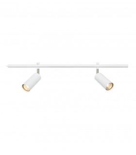 Foco Expand Metal Blanco 2 bombillas 20,5cm