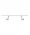 Spot Expand Métal blanc 2 ampoules 15,5cm