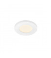 Spot encastré Combine Aluminium blanc 1 ampoule 0,8cm