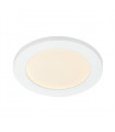 Recessed spotlight Combine White aluminum 1 bulb 0.8cm