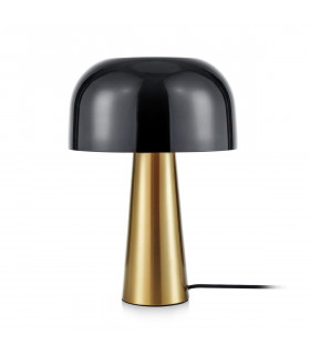 Tischleuchte Blanca Metall Bronze 1 Glühbirne 35cm