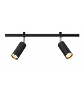 Spotlight Expand Metal Black 2 bulbs 17cm