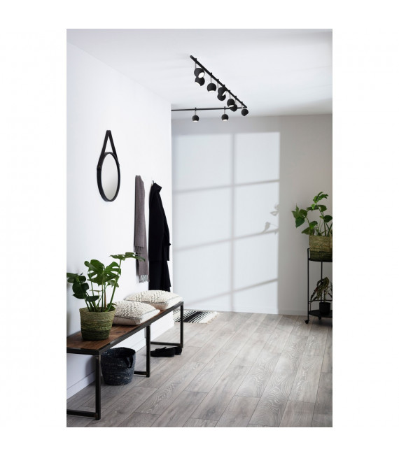 Spot Expand Métal Noir 2 ampoules 17cm