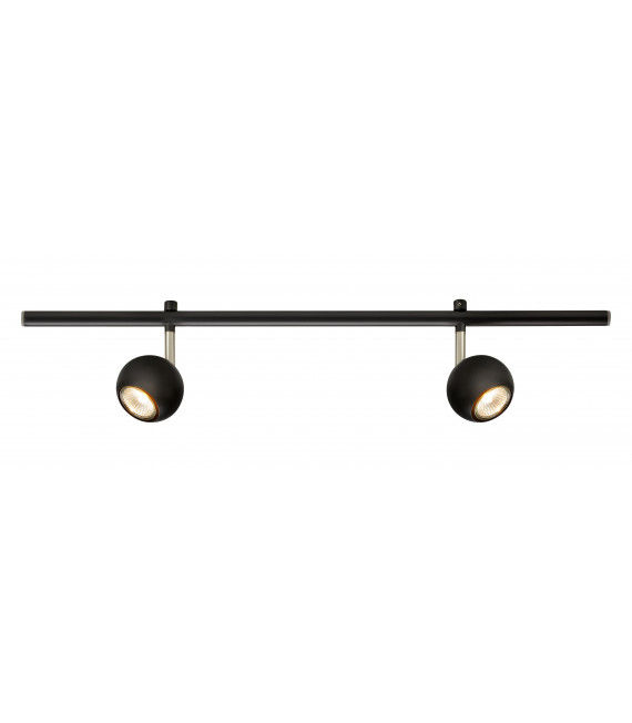 Strahler Streckmetall Schwarz 2 Glühbirnen 17cm