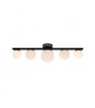 Plafonnier Puro Métal Noir 5 ampoules 16cm