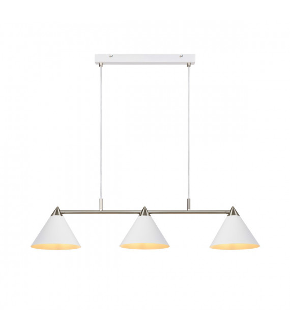 Klint Pendelleuchte Weißmetall 3-flammig 21cm
