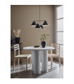 Klint Black Metal pendant light 4 bulbs 46cm