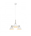 Klint pendant lamp White metal 4 bulbs 46cm