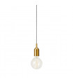 Design suspension Bronx Metal Bronze 1 bulb 10cm