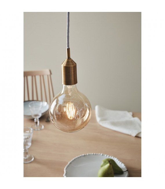Design suspension Bronx Metal Bronze 1 bulb 10cm