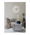 Suspension Bolid Métal Chrome 9 ampoules 50cm
