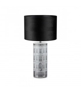 Tischlampe Ichi Keramik Grau 1 Glühbirne 64cm