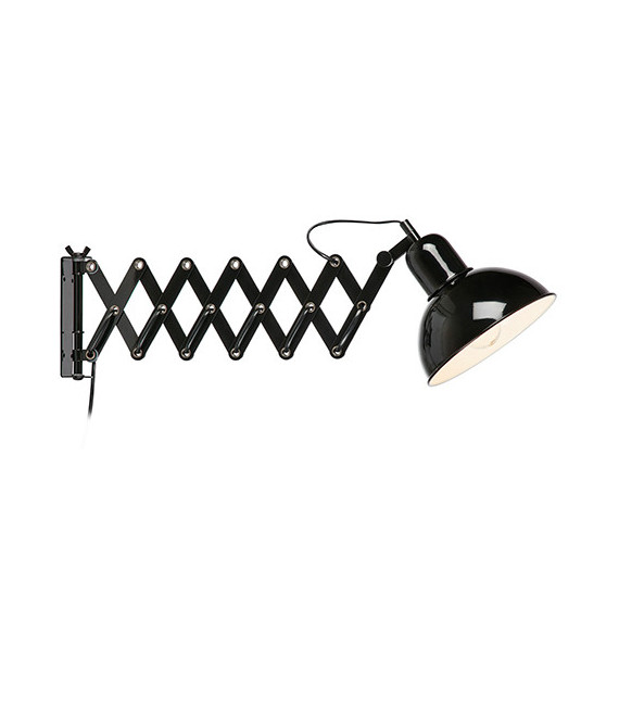 Applique murale Riggs Métal Noir 1 ampoule 21cm