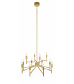 Regent Gold Metal Pendant 12 bulbs 155cm