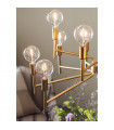 Regent Gold Metal Pendant 12 bulbs 155cm