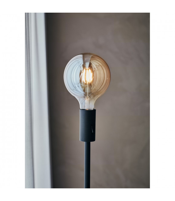 Lampada da terra Capital Black Metal 1 lampadina 135cm