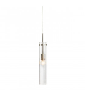 Diseño suspensión Tubo Metal Acero 1 bombilla 48,5cm