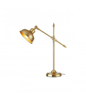 Grimstad Metal Brass table lamp 1 bulb 56.5cm