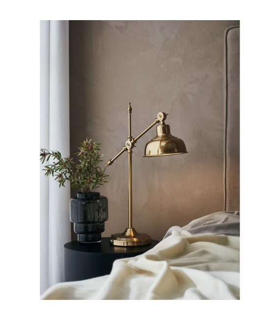Grimstad Metal Latón sobremesa 1 bombilla 56,5cm