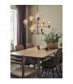 Suspension Paris Métal Laiton 10 ampoules 186cm