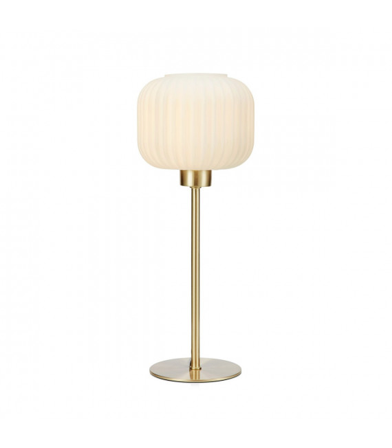 Lampada da tavolo Globe Sober Metal Brass 1 lampadina 38cm