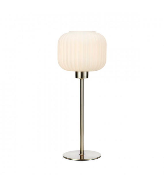 Lampe de table globe Sober Métal Acier 1 ampoule 38cm