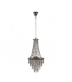 Chandelier Allington Métal Chrome noir 3 ampoules 68cm