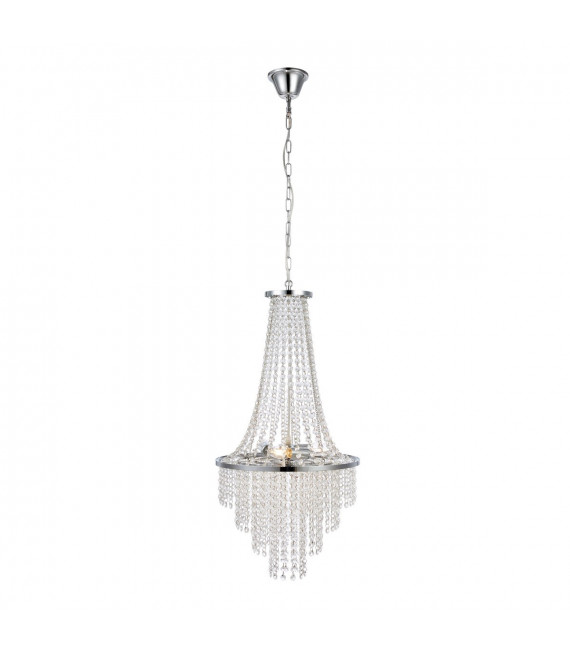 Chandelier Allington Metal Chrome 3 bulbs 68cm