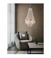 Chandelier Allington Métal Chrome 3 ampoules 68cm