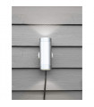 Applique murale Garden Aluminium Aluminium 2 ampoules 15cm