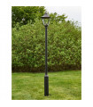 Garden Aluminum Black 1 bulb 225cm garden post light