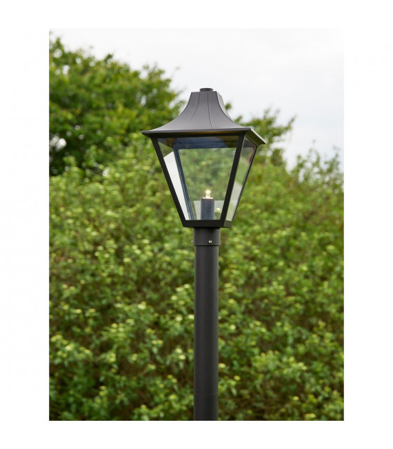 Garden Aluminum Black 1 bulb 225cm garden post light