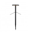 Garden Stake Black Aluminum 1 bulb 96cm