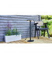 Garden Stake Black Aluminum 1 bulb 96cm