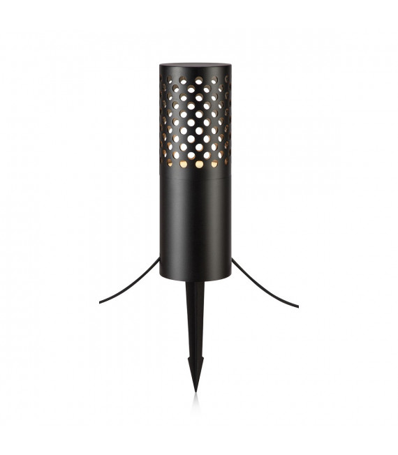 Gartenstecker Metall Schwarz 1 Knolle 68cm