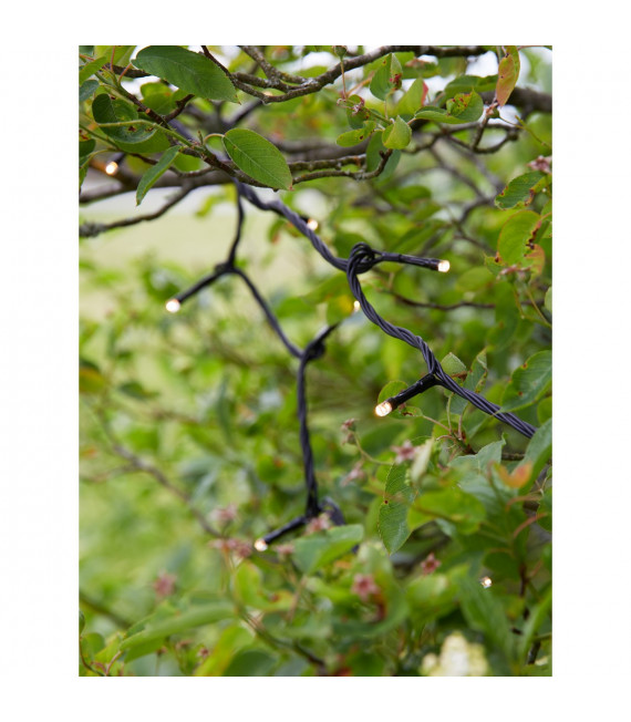 Jardín Plafón PVC negro 240 bombillas 2cm