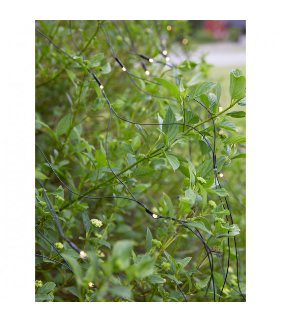 Garten PVC schwarze Deckenleuchte 160 Birnen 2cm