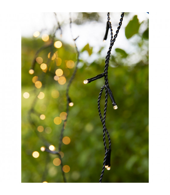 Garden PVC black ceiling light 160 bulbs 2cm
