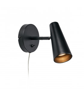 Spotlight Crest Black Metal 1 bulb 17cm