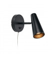 Spotlight Crest Black Metal 1 bulb 17cm
