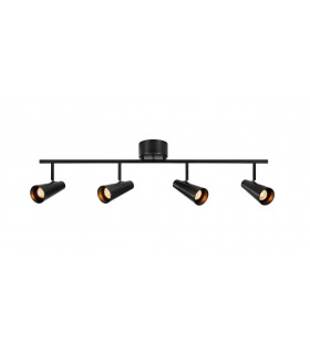 Crest Black Metal Strahler 4 Birnen 24cm