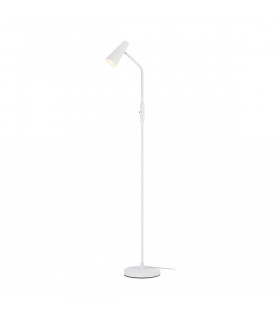 Crest desk lamp White metal 1 bulb 145cm