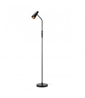 Lampada da tavolo Crest Black Metal 1 lampadina 145cm