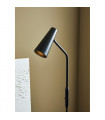 Crest Black Metal desk lamp 1 bulb 145cm