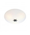 Ceiling light Rose Black Metal 3 bulbs 13cm