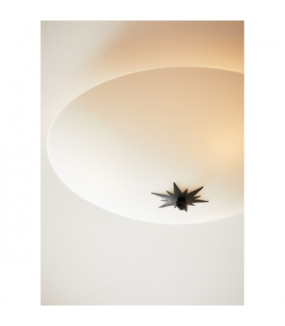 Plafoniera Rose Black Metal 3 lampadine 13cm